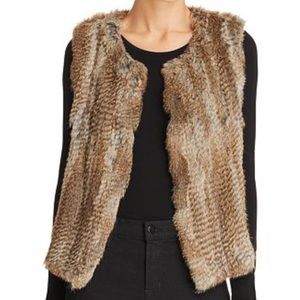 525 American Luxe Rabbit Fur Vest Small